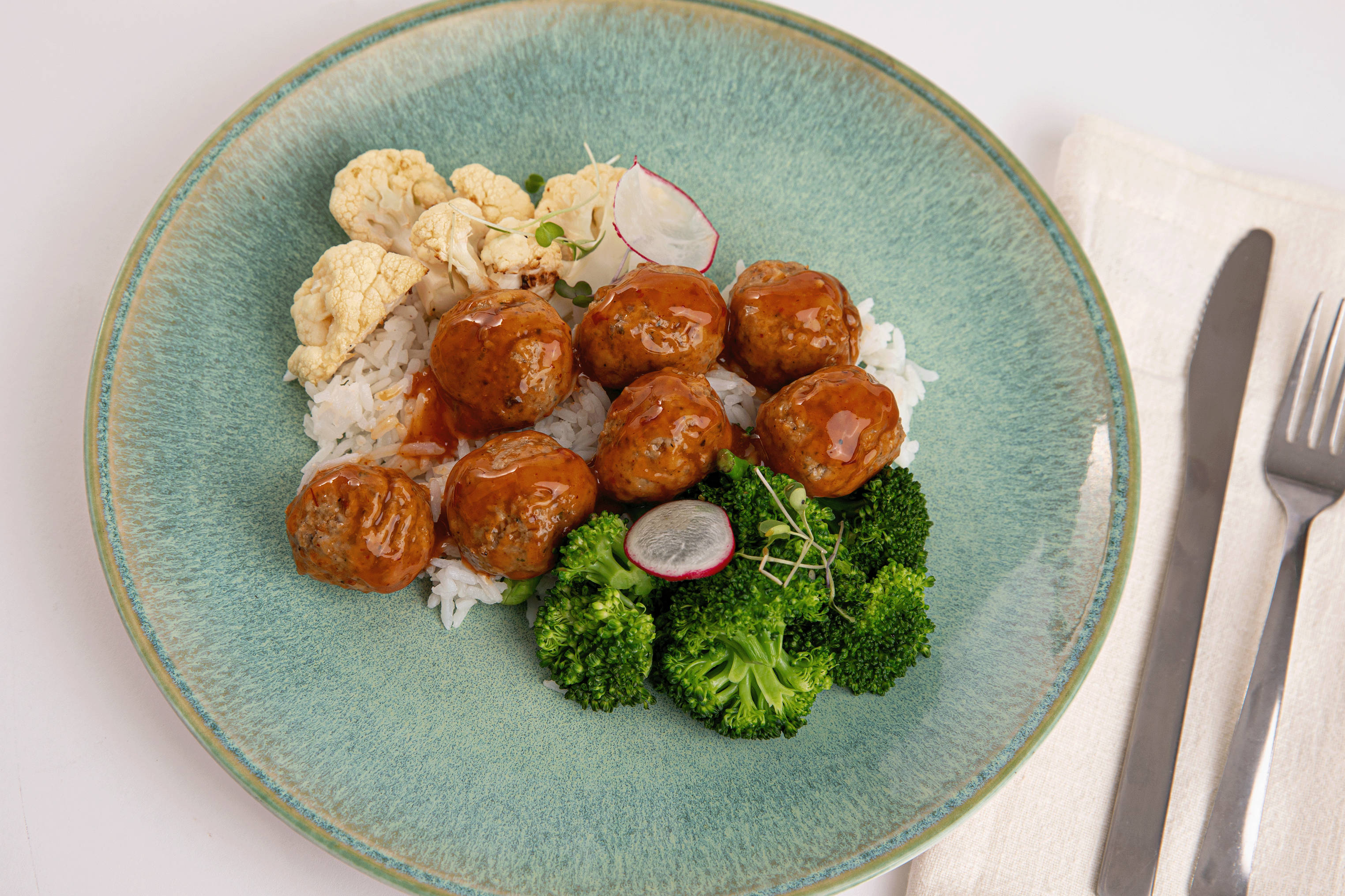Beef Meatball BBQ Mango Habanero