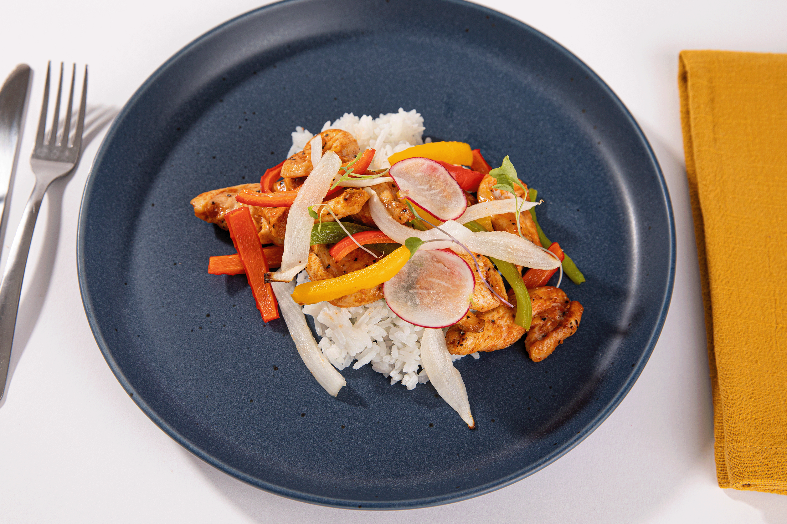 Chicken Fajitas Bowl