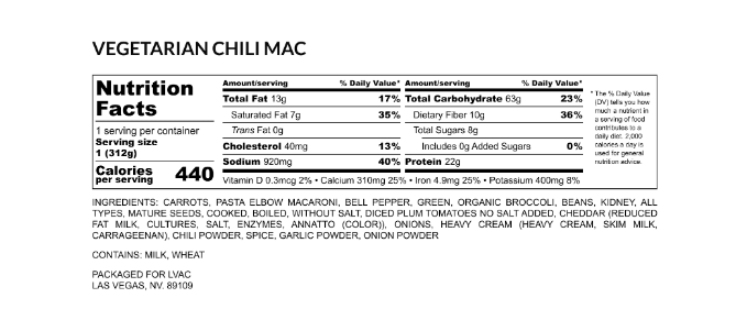 Vegetarian Chili Mac