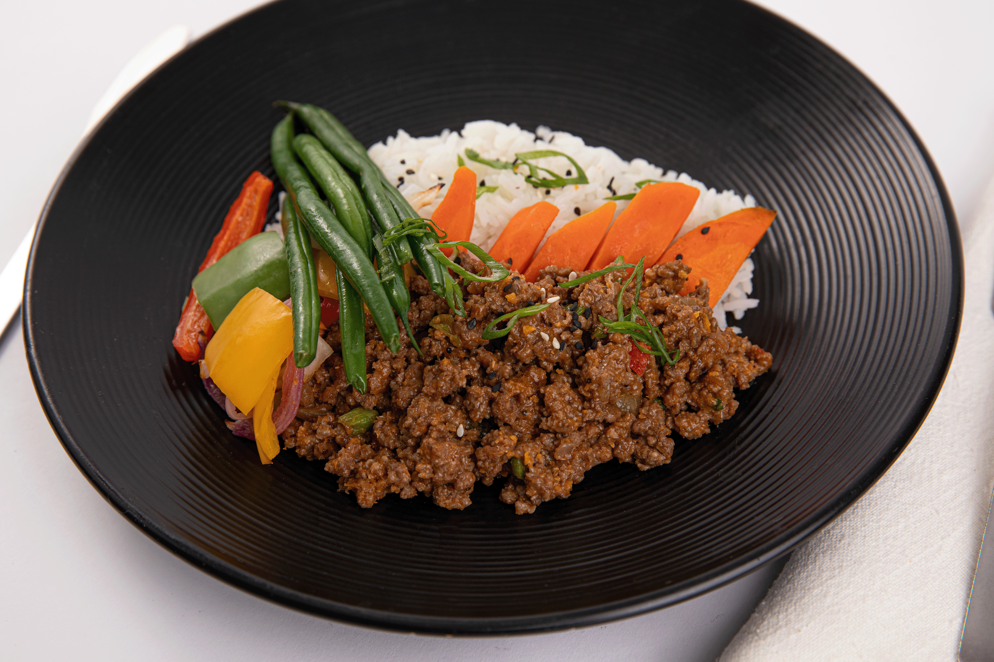 Korean Ground Beef Stir Fry